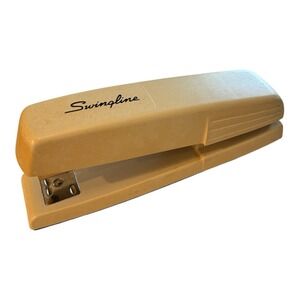 Vintage Swingline 545 Desktop Stapler Beige Cream Office Desk Stapler USA Tested